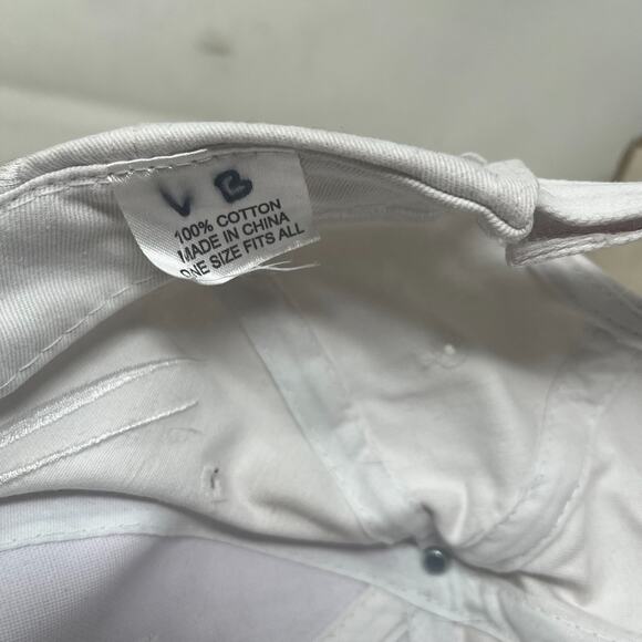 Coronado Cougars Marching Band Hat Mens OneWhite USA Flag Flames Embroidered - Picture 6 of 11